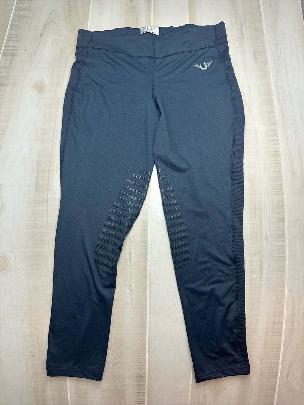 Tuff Rider Equestrian Navy Grip Knee Riding Leggings